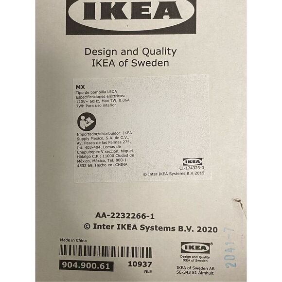 IKEA Bojrep Wall Sconce One Light - Picture 3 of 4